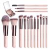 Travel Makeup Brush Set with an Integrated LED Mirror! - Image 2